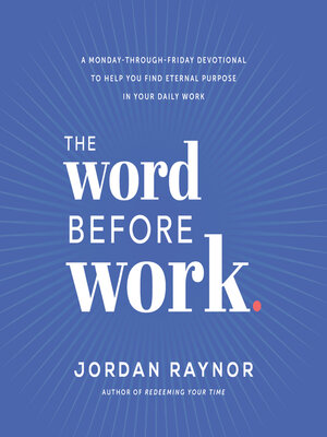 cover image of The Word Before Work